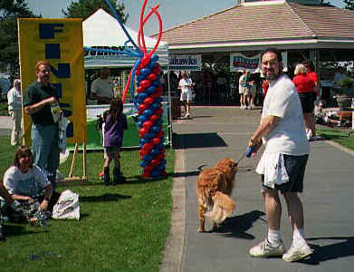 Eureka! The finish line.