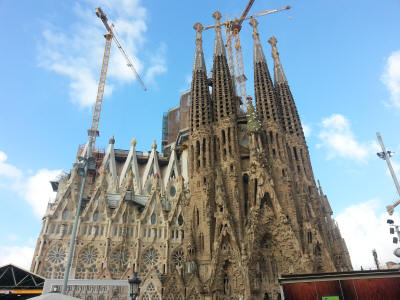 Antonio Gaudí is an architect from Catalonia, Spain.  We were so looking forward to seeing his work in person and were not disappointed!